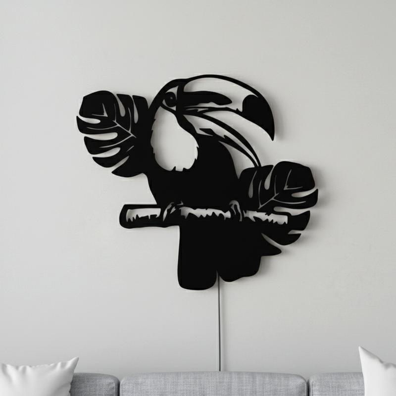 Панно декоративне картина на стіну Тукан 400х350 acr-p000190