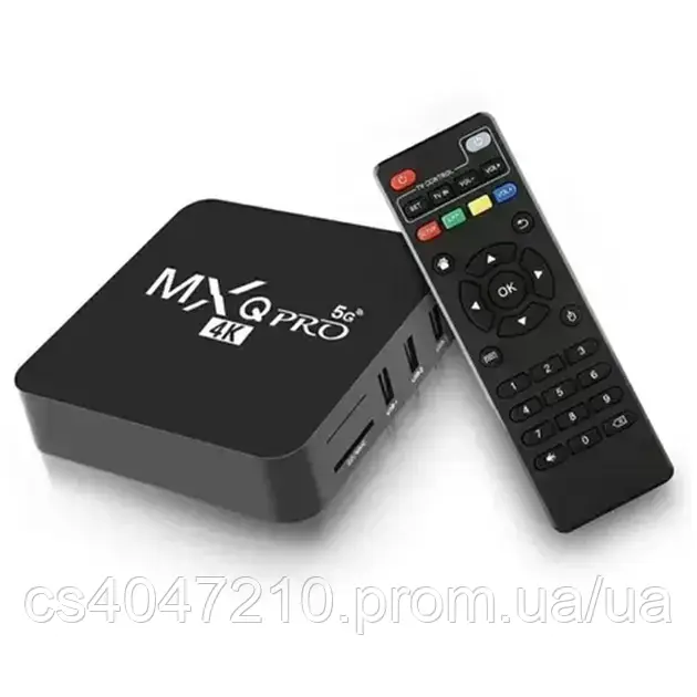 ТВ-приставка Smart TV Box MXQ Pro 4K 5G, 4/32 ГБ, фото 1