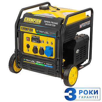 Трипаливний інверторний Генератор 7.2-9 кВт Champion 501176-UA