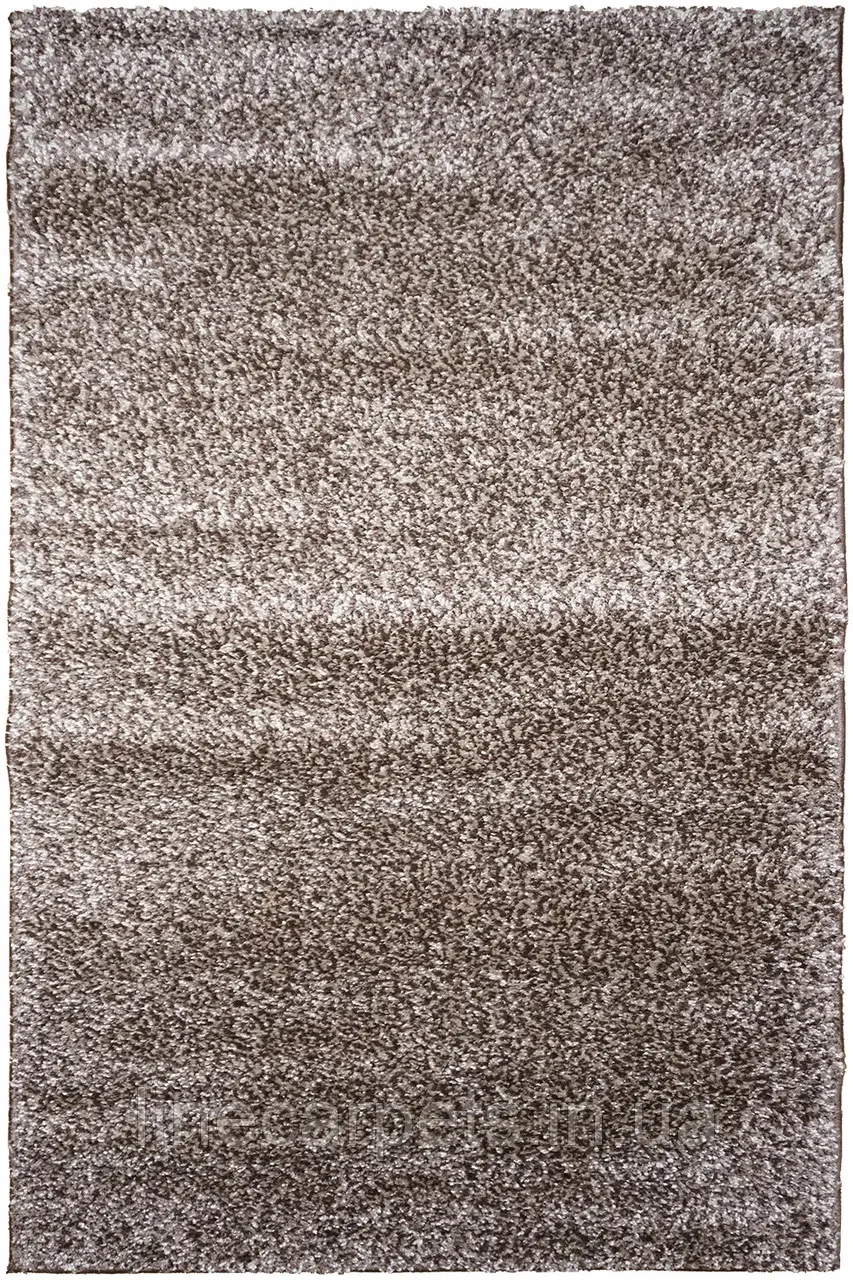 Килимова доріжка з високим ворсом Вітебські килими Шеггі sh 60 Бежевий 80 см Доріжка килимова для вітальні, фото 1