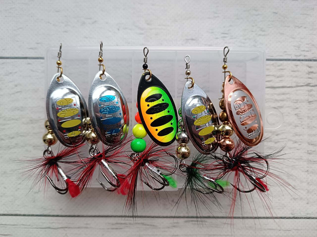 Набір Блешні Вертушка Pontoon 21 Ball Concept #4.0 (10,7гр) 5шт у коробці