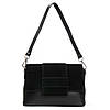 Сумка жіноча крос боді з клапаном натуральна замша ALEX RAI 1563 black, фото 2