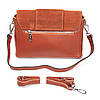 Сумка жіноча крос боді з клапаном натуральна замша ALEX RAI 1563 camel, фото 4