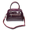 Сумка жііноча натуральна замша з двома короткими ручками ALEX RAI 3036 bordo, фото 3