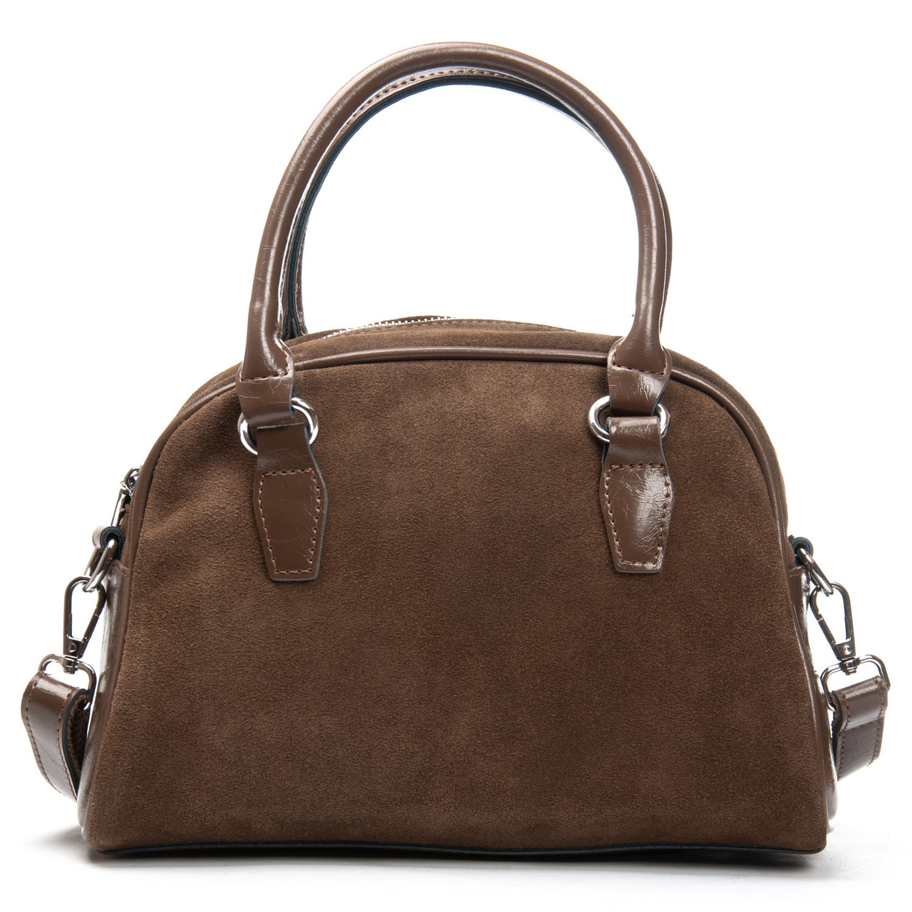 Сумка жііноча натуральна замша з двома короткими ручками ALEX RAI 3036 khaki, фото 1