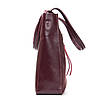 Сумка шопер жіноча з двома довгими ручками натуральна замша ALEX RAI 8773-220 bordo, фото 4