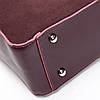 Сумка шопер жіноча з двома довгими ручками натуральна замша ALEX RAI 8773-220 bordo, фото 6