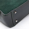 Сумка шопер жіноча з двома довгими ручками натуральна замша ALEX RAI 8773-220 green, фото 5