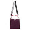 Сумка жіноча крос боді натуральна замша ALEX RAI 9701-1 bordo, фото 2