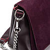 Сумка жіноча крос боді з клапаном натуральна замша ALEX RAI 9717-220 bordo, фото 6