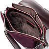 Сумка жіноча крос боді з клапаном натуральна замша ALEX RAI 9717-220 bordo, фото 8