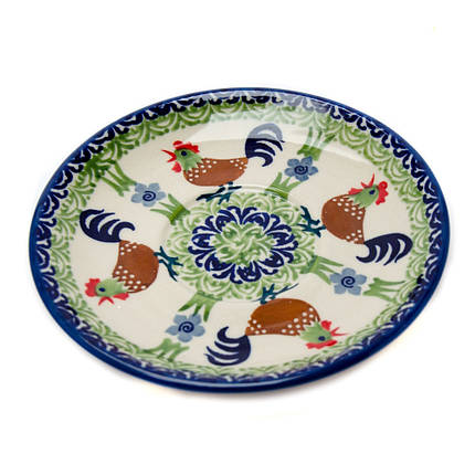 Блюдце керамічне 15 Півник у Саду, фото 2