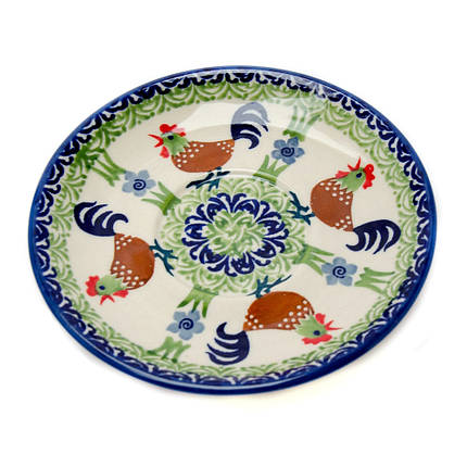 Блюдце керамічне 15 Півник у Саду, фото 1