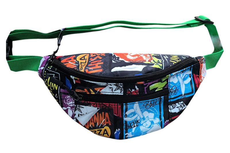 Сумка бананка TMNT 27*13 см. KH78/002L