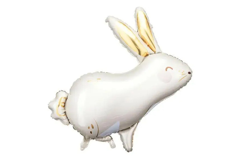 Фольгована кулька фігура "Кролик" кольорова  PartyDeco 67х88 см.(1шт.)