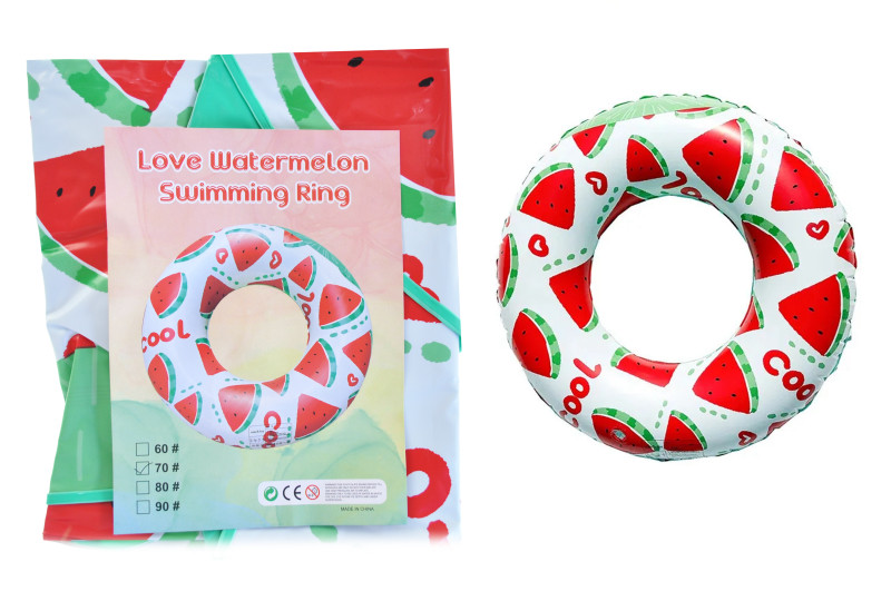 Круг для плавання  Кавун (d.60) 785966, в пакеті 26*20 см