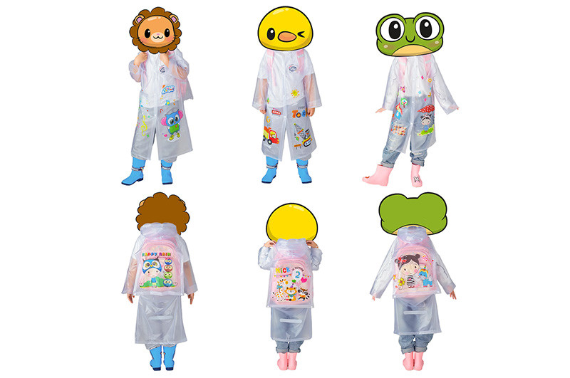 Дощовик BT-CR-0018 3 розміри, 4 види, кульок