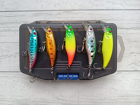 Воблер Minnow Great Hunting 55mm 4.5g Набір Воблерів  5шт в коробці, фото 1