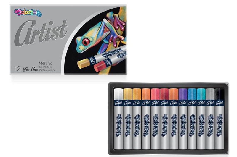 Пастель масляна, металік, premium серія  Artist, 12 кольорів
