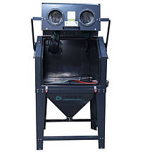 Піскоструминна (піскоструйна) камера 330л MAST MSC350FD з витяжкою DC15 (фронтальне завантаження) | Піскоструй для СТО