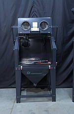 Піскоструминна (піскоструйна) камера 330л MAST MSC350FD з витяжкою DC15 (фронтальне завантаження) | Піскоструй для СТО, фото 2