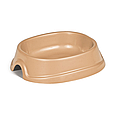 Миска Priroda «Модерн» №2 для собак, 600 мл світло-бежева, фото 2