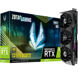 Відеокарта GeForce RTX 3070 Ti 8GB Zotac Trinity OC (ZT-A30710J-10P) Б/В, фото 1