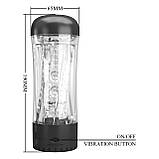 Потужний вібруючий мастурбатор з мультишвидкісною вібрацією Pretty Love Tamara, фото 9