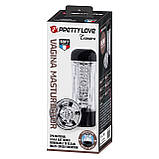 Потужний вібруючий мастурбатор з мультишвидкісною вібрацією Pretty Love Tamara, фото 10