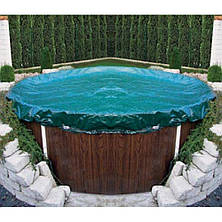 Накриття захисне зимове для круглих каркасних і морозостійких басейнів діаметром 5,5 м, фото 3