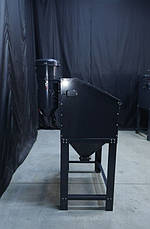 Піскоструминна камера 220л MAST MSC220TD з витяжкою DC15 (верхнє завантаження) | Компактний піскоструй, фото 5