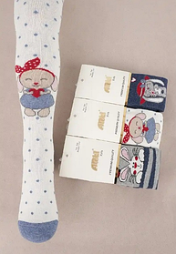 Колготки дитячі для дівчаток Розмір 122-128 (7-8 років) (10154(122-128)) Arti