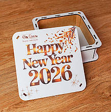 Новорічна коробочка з логотипом. L Брендовані подарунки Подарунок з логотипом. Бокс з логотипом Корпоративні подарунки.