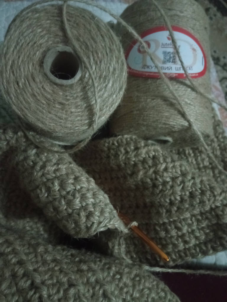 Джутовий шпагат Діаметр 3мм Вага 1кг - фото покупців 1