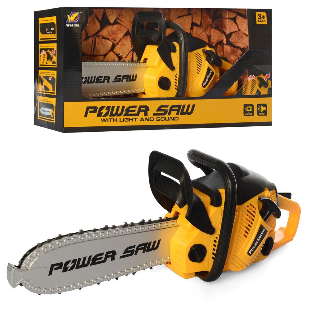 Бензопила 192D (24шт) 39см, звук, рухома стрічка, на бат-ці, в кір-ці, 40-20-10см, фото 1