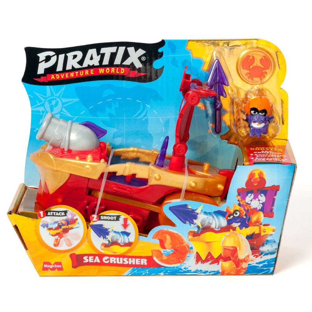Ігровий набір PIRATIX S - ПІРАТСЬКИЙ КОРАБЕЛЬ МОРСЬКИЙ ГРОМОВИК, фото 1