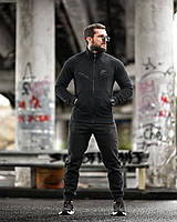 Зимовий чоловічий спортивний костюм Nike AIR чорний, Чоловічий спортивний костюм Nike AIR