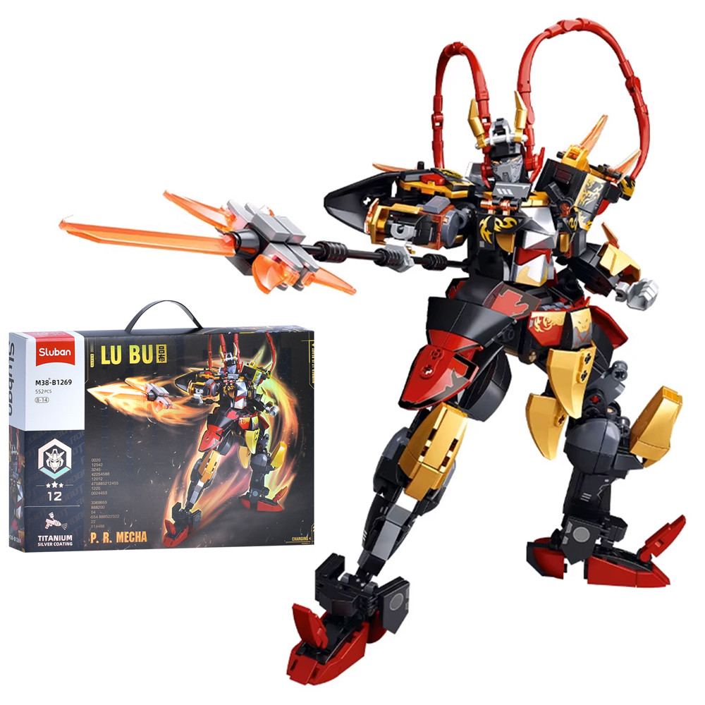 Конструктор SLUBAN M38-B1269 (16 шт.) робот, 27,6 см, 552йде, у кор-ці, 42,5-28,5-6,5 см, фото 1