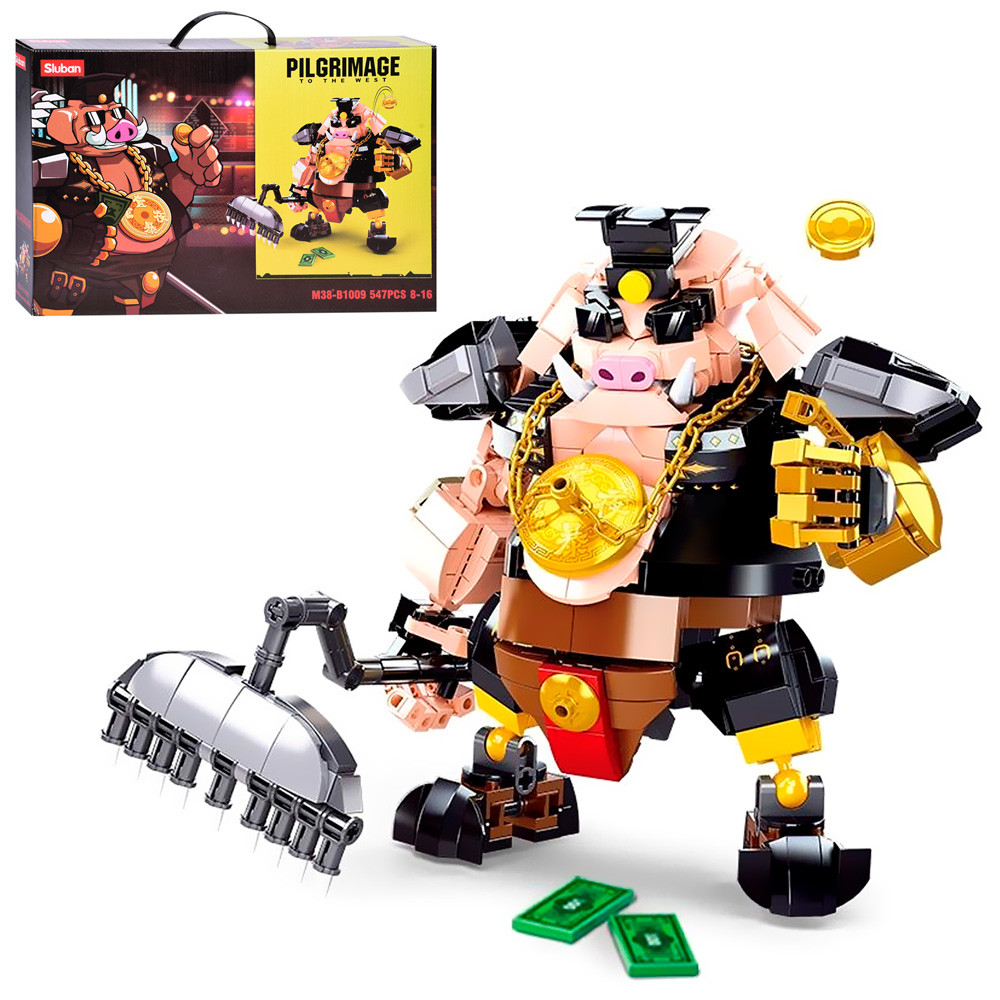 Конструктор SLUBAN M38-B1009 (16 шт.) монстр, 547де, у кор-ці, 42,5-28,5-7 см, фото 1