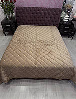 Велюровое стеганое покрывало с прослойкой синтепона 210х230 без наволочек