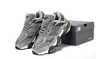 Чоловічі сірі зимові Кросівки New Balance 9060