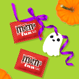 Драже M&M's Fun Size Peanut Butter Milk Chocolate Halloween Candy 269г, фото 4