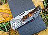 Ніж складаний з дамаської сталі D-284, фото 5