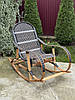 Крісло качалка з ротангу, фото 9