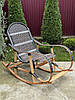 Крісло качалка з ротангу, фото 7