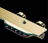 Душова колона з термостатичним змішувачем Mixxus Premium SPACE-009-J Brushed gold Матове Золото, фото 3