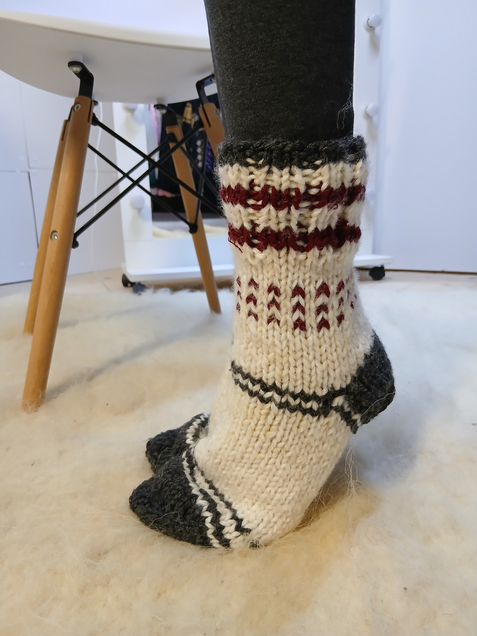 Теплі шерстяні жіночі носки., фото 1