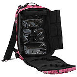 Медичний рюкзак Рожевий мультикам 21л  (4 бокса та ампульниця в комплекті) Стохід, фото 6