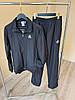 Чоловіча куртка вітровка Адідас + штани без утеплювача Чорний, фото 7