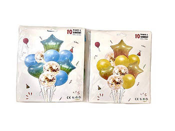 Набір повітряних куль "Party" 10шт/набнаб R35180 G-Rich